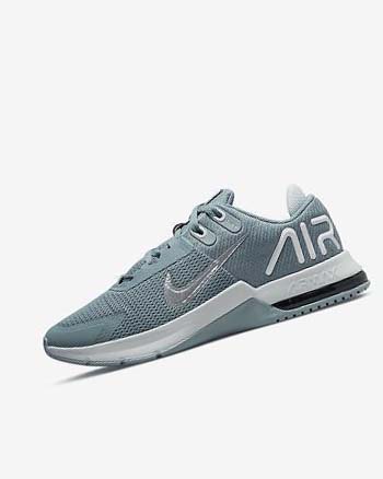 Nike Air Max Alpha Trainer 4 Grises Plateadas Negros Metal Plateados | MX 4913